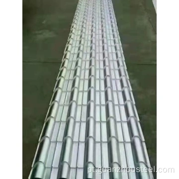 Galvanzied Steel Zinc Aluminium corrugado folhas de cobertura