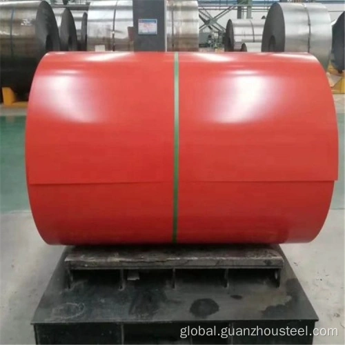 Prepainted Steel Coil PPGL sheet in coil for roofing building Factory