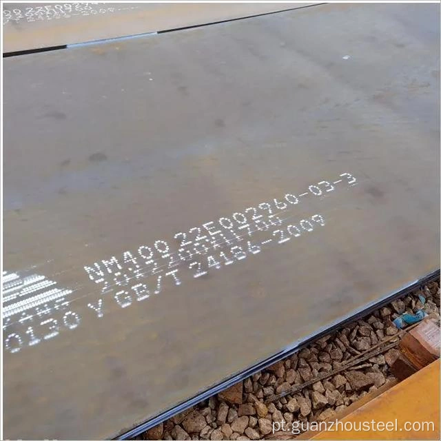 NM400 NM450 NM500 Placa/folha de aço carbono resistente a desgaste